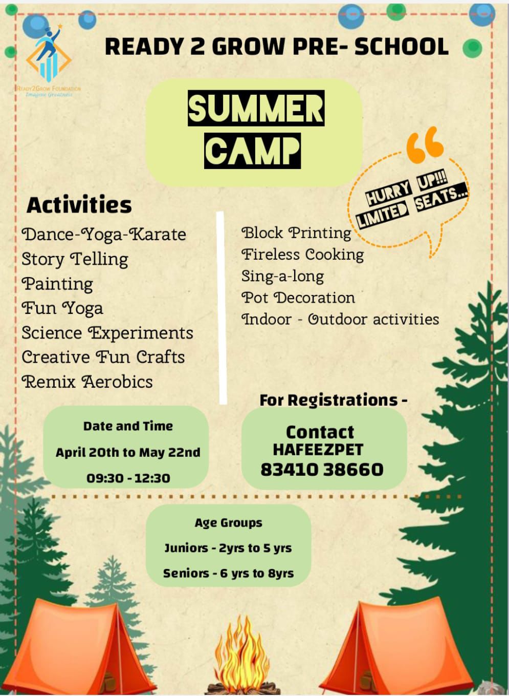 Ready 2 Grow Preschool – Summer Camp